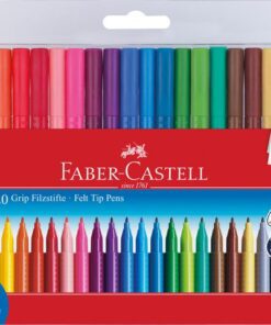 Viltstiften Faber Castell GRIP Colour etui 20 stuks
