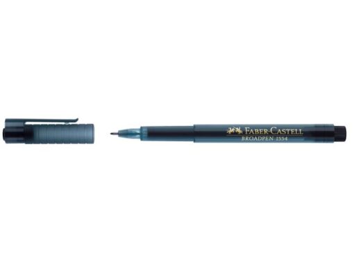Faber Castell fineliner Faber-Castell Broadpen 1554 zwart