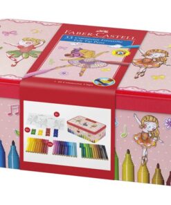 Faber Castell viltstift Faber-Castell Connector 33 stuks in ballerina blik