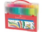 Faber Castell cadeauset Faber-Castell Connector koffer vilstiften 80 stuks