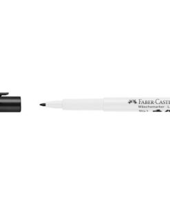 Faber Castell Wasmarkeerstift Faber-Castell zwart ronde punt