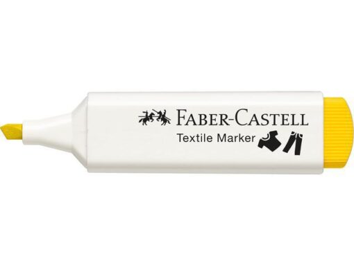 Faber Castell Textielmarker Faber-Castell Geel