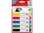 Faber Castell Textielmarkers Faber-Castell 5 stuks