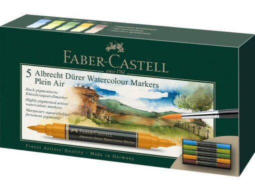 Faber Castell Aquarel marker Faber-Castell Albrecht Dürer, doos á 5 stuks Urban Plein air