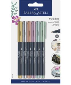 Faber Castell Marker Faber-Castell metallic kleur assorti lijnbreedte     1,5mm