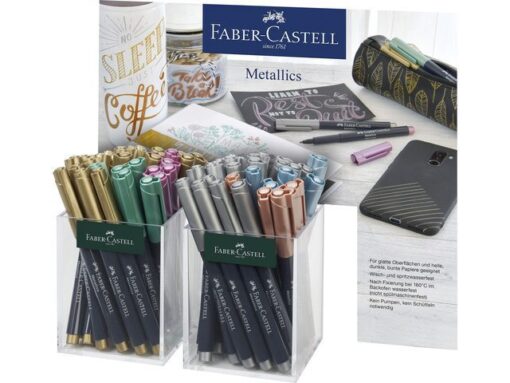 Faber Castell Marker Faber-Castell Metallic display 60st.