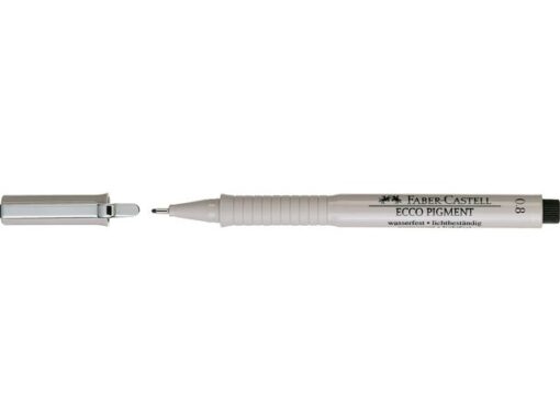 Tekenpen Faber Castell Ecco Pigment 0,8 mm zwart