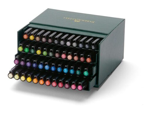 Faber Castell Tekenstift Faber-Castell Pitt Artist Pen Brush 48-delig     Studiobox