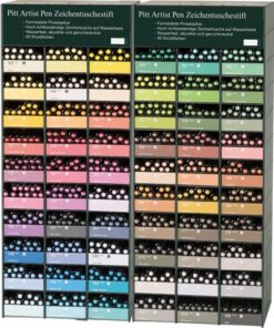 Faber Castell Pitt Artist Pen inhoud FC-167165 60 kleuren a 10 stuks
