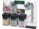 Faber Castell Tekenpen Faber-Castell Pitt Artist Pen Metallic 1.5,        display met drie kokers, 90 losse pennen assorti