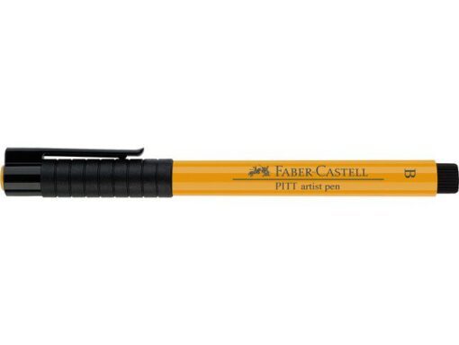 Faber Castell Tekenstift Faber-Castell Pitt Artist Pen Brush 109          chroomgeel donker