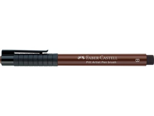 Faber Castell Tekenstift Faber-Castell Pitt Artist Pen Brush 175 donker   sepia