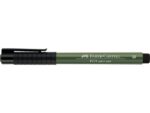 Faber Castell Tekenstift Faber-Castell Pitt Artist Pen Brush 174 chroom   groen opaak
