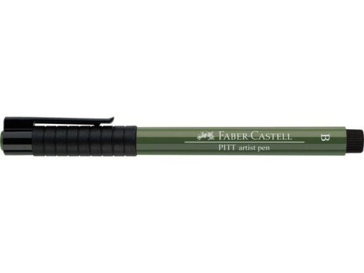 Faber Castell Tekenstift Faber-Castell Pitt Artist Pen Brush 174 chroom   groen opaak