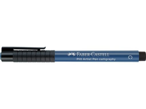 Faber Castell Kalligrafiepen Faber-Castell Pitt C 247 indanthreen blauw