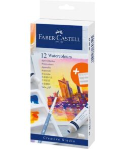 Faber Castell Waterverf Faber-Castell 12 stuks assorti kleuren