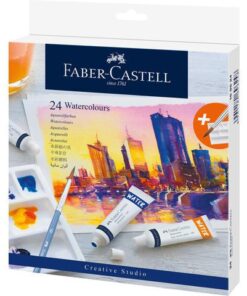 Faber Castell Waterverf Faber-Castell 24 stuks assorti kleuren