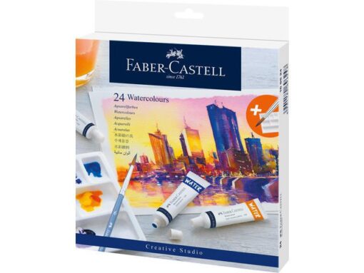 Faber Castell Waterverf Faber-Castell 24 stuks assorti kleuren