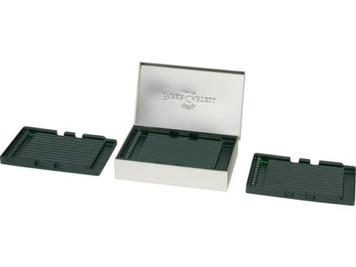 Faber Castell Bewaarblik Faber-Castell geschikt voor 36 potloden. Voorzien van 3 inleg trays.