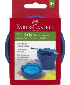 Faber Castell Watercup Faber-Castell Clic&Go blauw