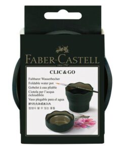 Faber Castell watercup Faber-Castell Clic & Go donkergroen