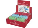 Faber Castell gum Faber-castell mini Sleeve assorti kleuren display a 24  stuks