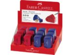 Faber Castell puntenslijper Faber-Castell "Sleeve" Mini enkel rood/blauw