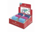 Faber Castell gum Faber-Castell Bicolor in 3 assorti kleuren display a 24 stuks