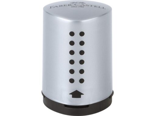 Faber Castell puntenslijper Faber-Castell GRIP 2001 mini zilver