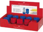 Faber Castell puntenslijper Faber-Castell GRIP 2001 Trio assorti display a 10 stuks