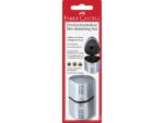 Faber Castell puntenslijper Faber-Castell GRIP Trio zilver op blister