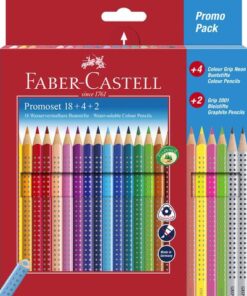 Faber Castell kleurpotlood Faber-Castell Grip promotieset 18 + 4 + 2