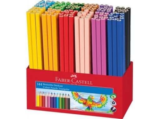 Faber Castell kleurpotlood Faber-Castell driekant 144 stuks