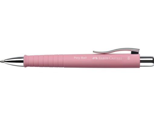 Faber Castell Balpen Faber-Castell Polyball XB lichtroze