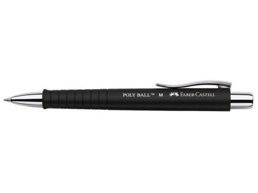 Faber Castell Balpen Faber-Castell Polyball M zwart