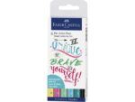 Faber Castell Tekenstift Faber-Castell Pitt Artist Pen handlettering I    6-delig etui