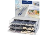 Faber Castell Penselen Faber-Castell in display 110 stuks plat en rond assorti