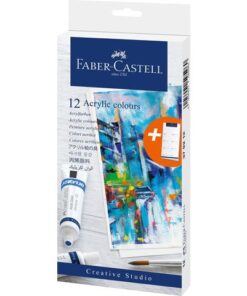 Faber Castell Acrylverf Faber-Castell 12 stuks assorti kleuren