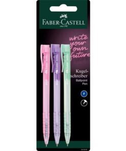 Faber Castell Balpen Faber-Castell 3 stuks op blister