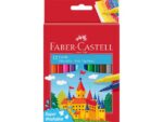 Faber Castell Viltstift Faber-Castell 12 stuks karton etui assorti