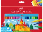 Faber Castell Viltstift Faber-Castell 50 stuks karton etui assorti