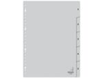 Kangaro KTC Tabblad Kangaro A4 cijfers PP 120 micron grijs 23-gaats 5-delig