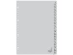 Kangaro KTC Tabblad Kangaro A4 letters PP 120 micron grijs 23-gaats 20-delig A-Z