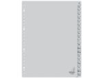 Kangaro KTC Tabblad Kangaro A4 letters PP 120 micron grijs 23-gaats 20-delig A-Z EB