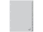 Kangaro KTC Tabblad Kangaro A4 cijfers PP 120 micron grijs 23-gaats 20-delig