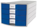 Ladekast HAN Impuls met 4 gesloten laden blauw