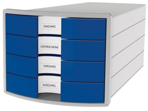 Ladekast HAN Impuls met 4 gesloten laden blauw