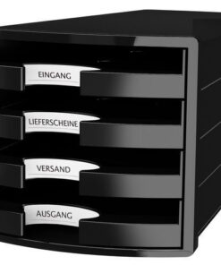 Ladekast HAN Impuls met 4 open laden zwart