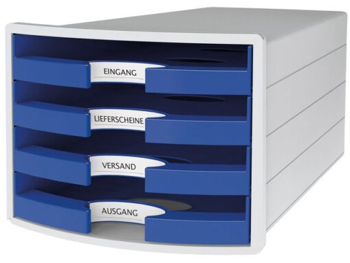 Ladekast HAN Impuls met 4 open laden blauw