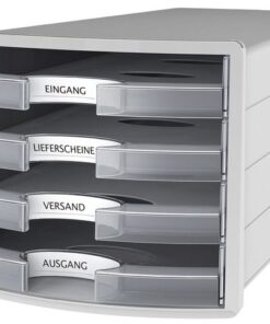 Ladekast HAN Impuls met 4 open laden transparant